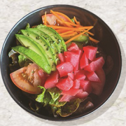 Raw Tuna &amp; Avocado Salad